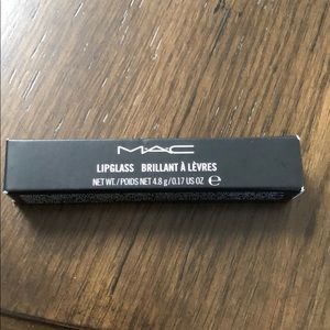 Mac lipglass in Viva Glam VI